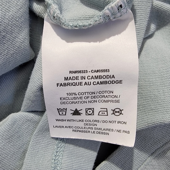 Air Jordan The Cradle Colorful Graphic T-Shirt Light Blue Unisex Size M - Picture 6 of 8